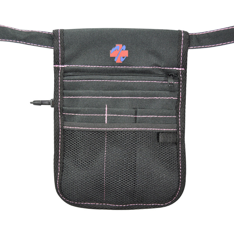 Nursing Pouch with pink stitching