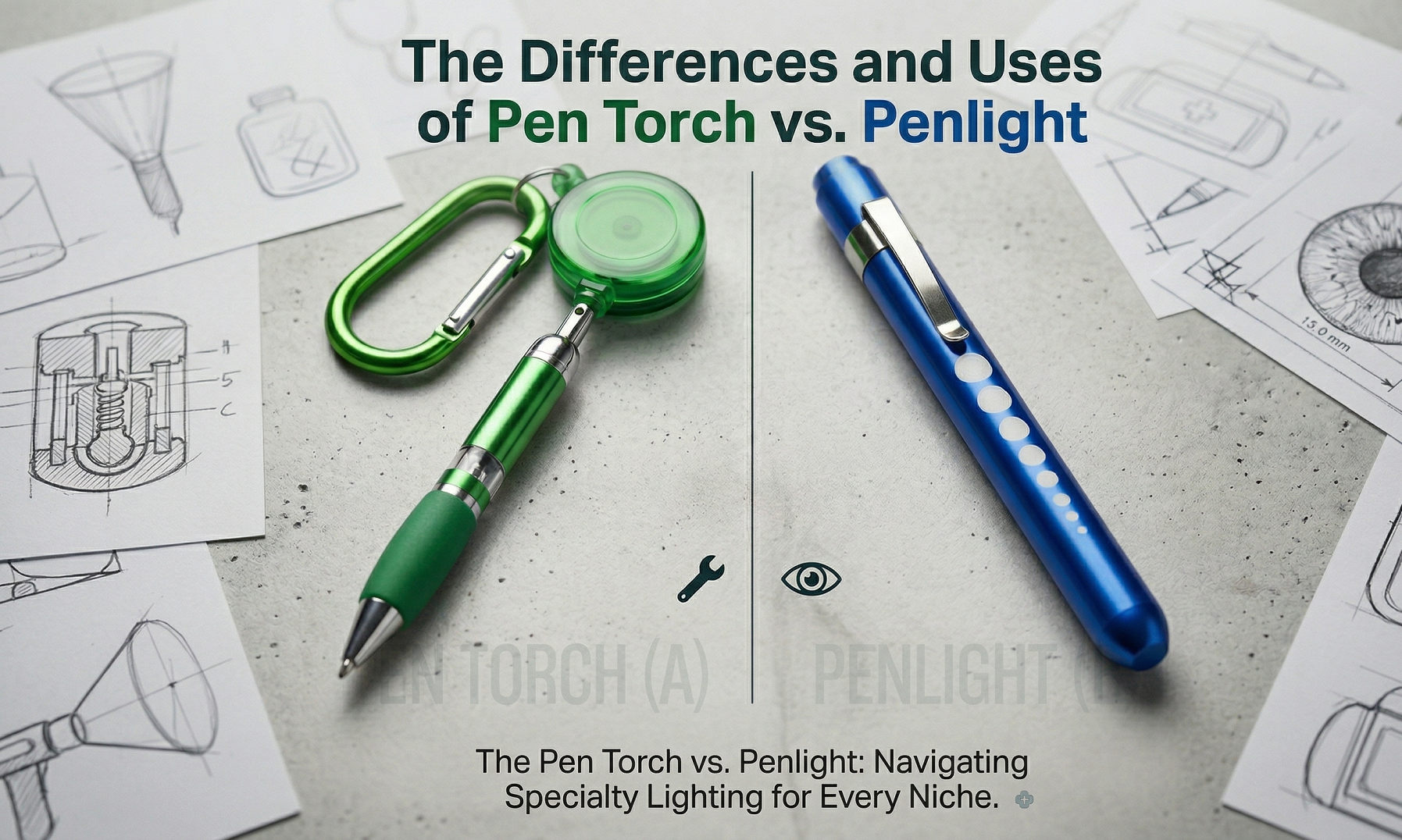 The Differences and Uses of Pen Torch vs. Penlight