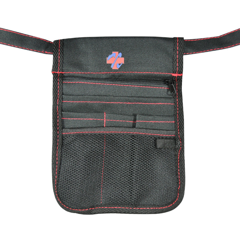 Nursing Pouch with red stitching