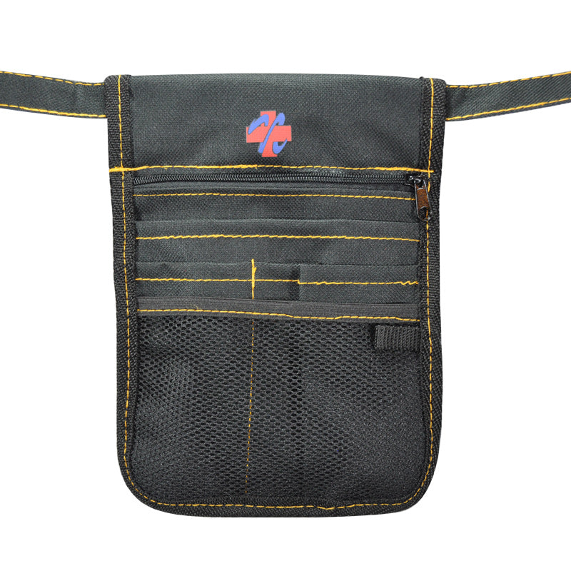 Nursing Pouch with orange stitching