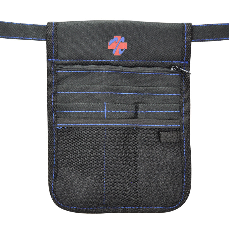 Nursing Pouch with blue stitching