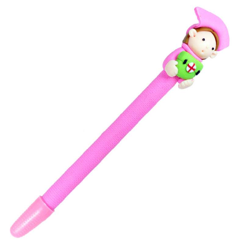Tina – Nurse style soft pottery clay ballpoint pen for nurses, schools and office supplies