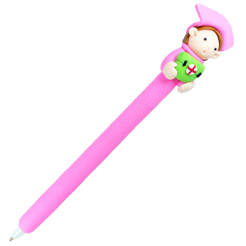 Tina – Nurse style soft pottery clay ballpoint pen for nurses, schools and office supplies