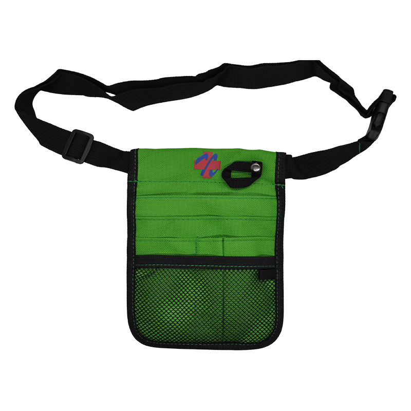Nursing Pouch with Light Green Stitching