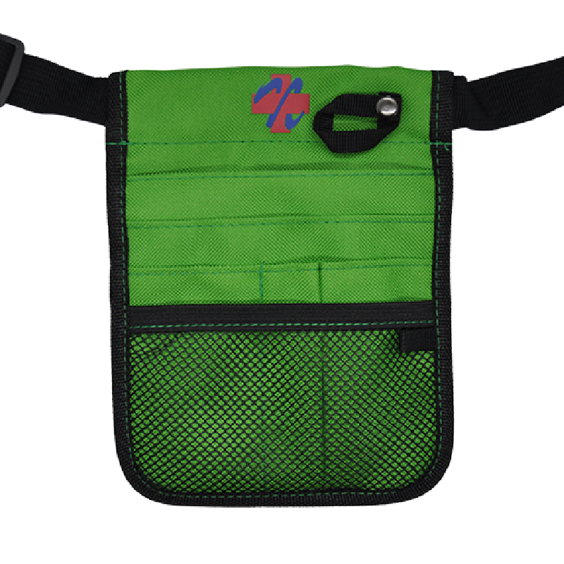 Nursing Pouch with Light Green Stitching