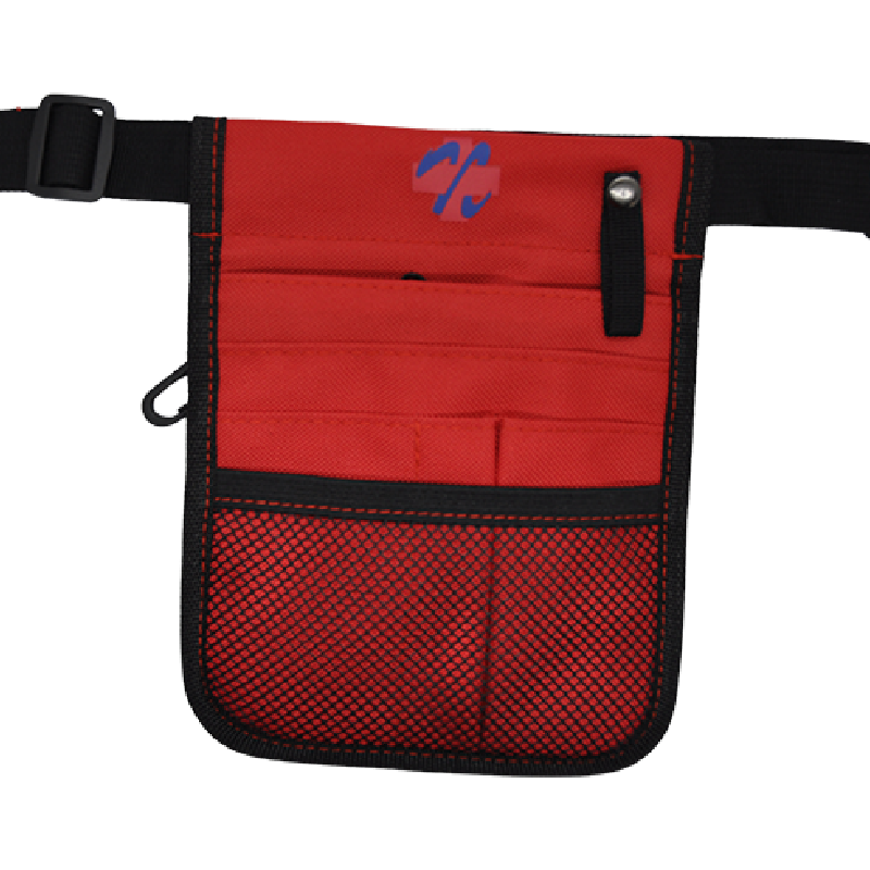 Nursing Pouch with Red Stitching