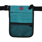 Nursing Pouch with Green Stitching
