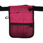 Nursing Pouch with Hot Pink Stitching