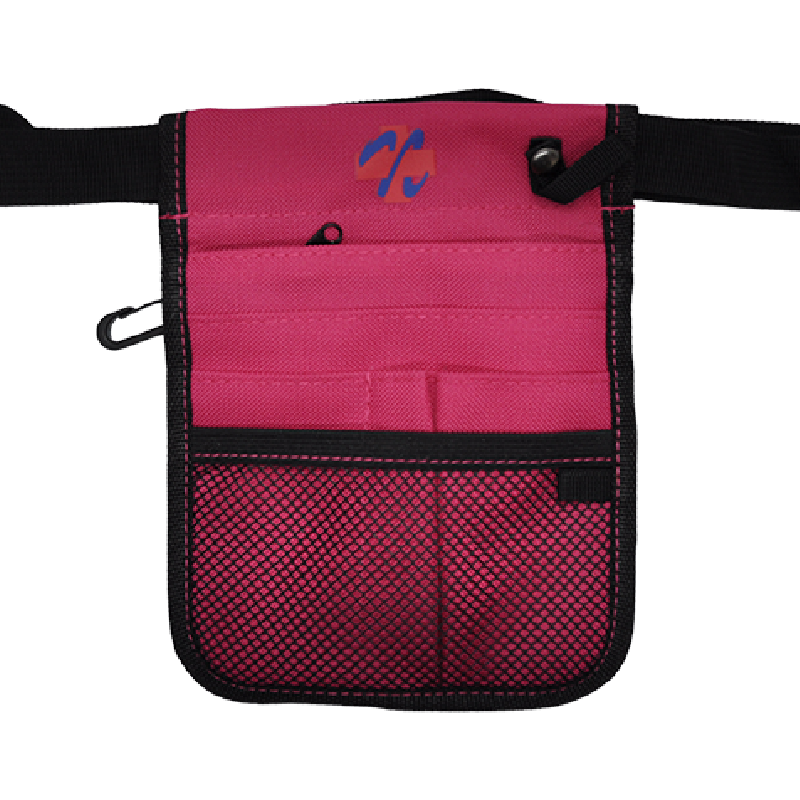 Nursing Pouch with Hot Pink Stitching